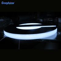 Enseigne lumineuse personnalisée pour magasin, conception de panneau de nom, lettres LED, logo LED