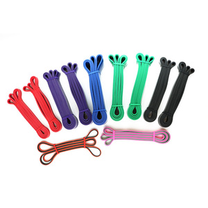 Personalizado de látex Natural sacar ayudar banda elástica duradera estiramiento Yoga Fitness resistencia <span class=keywords><strong>a</strong></span> potencia banda - Product Image 5
