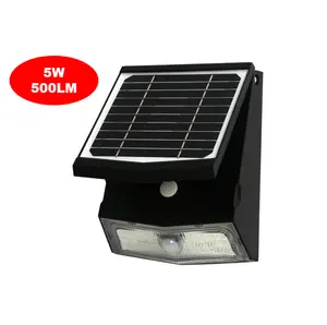 Paquete de luces Led solares de 5W para decoración del hogar, luz para jardín, con función inteligente de Sensor