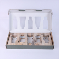 Ensemble de soins de la peau six pièces de haute qualité avec boîte-cadeau exquise Nouveau design Boîtes en papier en gros