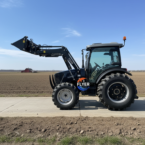 80/90/100HP tracteurs agricoles machines agricoles avec chargeur frontal - Product Image 3