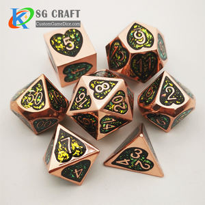 Mini Dados Poliédricos Sólidos de 6mm para D&D, Juego de Dados Metálicos en Miniatura de 10mm, Dados Personalizados para Calabozos y Dragones - Product Image 4