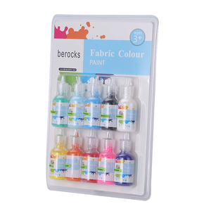 Pintura Acrílica Orgánica Berocks de 12 Colores y 30 ml para Tela y Ropa - OEM - Product Image 5