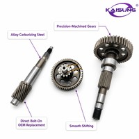 Pièces de moto KAISUNG, assemblage de boîte de vitesses en acier allié au carburant 20CrMnTi HDS K36 pour HONDA K36/PCX150, neuf, garantie de 12 mois