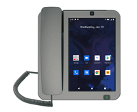 Téléphone fixe sans fil Android 10 avec écran de 8 pouces, carte SIM 4G, ports PSTN RJ45, VoIP SIP, 2+16 Go de RAM/ROM, appareil photo 500MP pour 5.0