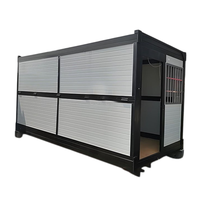 Auvent extérieur détachable et pliable pour conteneur, offrant un espace de repos et de loisirs extérieur indépendant supplémentaire