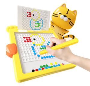 Mainan Doodle Anak Papan Gambar Magnetik Manik-manik Bebek Lucu Papan Gambar Manik-manik Magnetik - Product Image 3