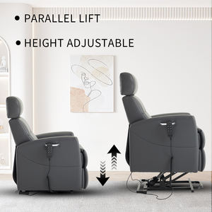 CJSmart Home Elektrischer Ruhesessel mit Doppelmotor und variabler Höhenverstellung, Hoch/Tief-Positionierung, Parallellift für Kosmetikstudios - Product Image 2