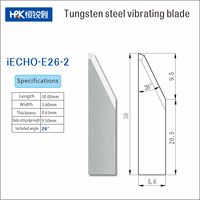 IECHO Serie Wolframkarbid Oszillierende Klinge CNC Vibrierende Schneideklinge für Leder Schaum Karton Digitaler Schneidemaschine, E26-2