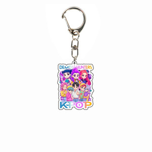 Porte-clés en plastique acrylique pour femmes Kawaii Animation Demon Girls Hunter Group Q Edition <span class=keywords><strong>Witch</strong></span> <span class=keywords><strong>Hunting</strong></span> Style Cartooney - Product Image 6