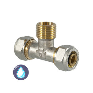 Raccord de compression TEE mâle haute pression Filetage NPT 20X3/4X20 pour raccords de tuyaux en laiton-Acier inoxydable CPVC Cuivre Zinc - Product Image 3