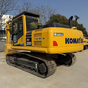 รถขุดโคมัตสึ PC200 น้ำหนักใช้งาน 20 ตัน น้ำหนักตัวเครื่อง 20000 กก. บุ้งกี๋ขุด 3 เมตร กำลัง 123 กิโลวัตต์ ปี 2024 สีเหลือง มือสอง - Product Image 1