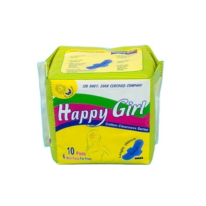 260mm ragazza felice assorbenti <span class=keywords><strong>giorno</strong></span> <span class=keywords><strong>e</strong></span> <span class=keywords><strong>notte</strong></span> utilizzo 10 + 5 Mini per uso femminile - Product Image 2