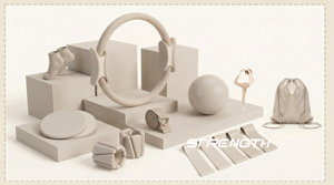 Kit d'accessoires de Pilates d'origine avec anneau de Pilates, tapis de <span class=keywords><strong>yoga</strong></span>, ballon, bandes de résistance, curseur, poids de cheville - Product Image 6