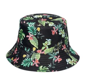 Sombreros de Paja Personalizados con Estampado Tropical Floral Bajo el Borde, Sombrero de Paja de Playa, Sombrero Hawaiano - Product Image 3