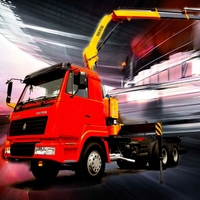 Ascenseur de voiture de grue monté sur camion de 5 tonnes SQ5ZK2Q avec le grand état à vendre en stock prêt à expédier