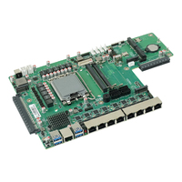 Carte mère industrielle multi-LAN pour serveur, chipset Intel B760, LGA1700, DDR5, série Core, PCIe intégré, contrôle du pare-feu