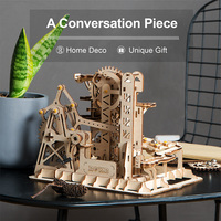 Robotime Rokr Assemble Toys Marble Run Wood Gifts LG504 Marble Climber 3D Wooden Puzzles for Dropshipping