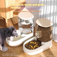 Nouveau design élégant et écologique, bol surélevé portable pour animaux de compagnie (chats et chiens) en PP, avec base et protection du cou.