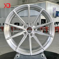 Jantes de voiture de course forgées à profil profond concave, jantes de voiture de tourisme 5x112 5x120 5x114.3 18 19 20 21 22 23 pouces argentées pour M3 M4 M5