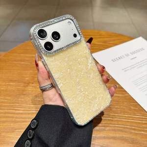 Coque de téléphone à motif coquillage doré pour iPhone 18 ProMax 17 16 15 14 13 Air Plus Pro Max – Étui de protection exquis antichoc - Product Image 4