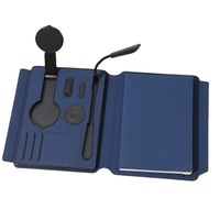 Chargeur sans fil multifonctionnel de haute qualité, organiseur de journal, bloc-notes, batterie externe 10000mah