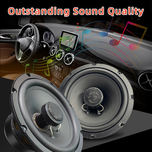 Haut-parleurs coaxiaux pour voiture, haut-parleur médium de 6,5 pouces, tweeter, woofer, système audio pleine fréquence, basses puissantes - Product Image 4