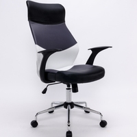 Chaise pivotante économique avec design ergonomique réglable, adaptée aux chaises de bureau dans les postes de travail informatiques