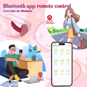 Sextoy 9 frekansları özelleştirmek titreşim gerçek dil dokunmadan Bluetooth APP uzaktan kumanda kadın Masturbators kadınlar için seks oyuncak - Product Image 5
