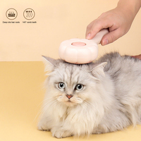 Dissolvant pour animaux de compagnie mignon auto-nettoyant chiens chats toilettage peigne nettoyant pour cheveux accessoires pour chiens chat brosse à cheveux pour animaux de compagnie