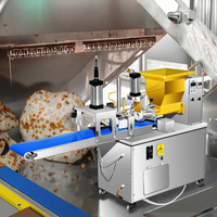 Diviseur de pâte en continu Machine plus ronde Pitta Pizza Buns Crêpes Pain Pain Rouleau Formant Produit Céréalier Machine