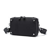 Sac bandoulière messager pour homme, grande capacité, coque rigide, décoré de rivets, imperméable et durable, vente en gros, personnalisable en usine