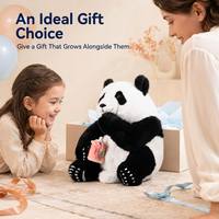 Giocattolo Interattivo AI in Peluche a Forma di Panda, Bambola Intelligente, Compagno Emotivo, Giocattolo Educativo per Bambini