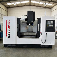 Centre d'usinage vertical CNC à grande vitesse VMC1270 BT40 avec système GSK, 4 broches, automatique, robuste et motorisé