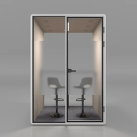Cabines insonorisées individuelles 2027 pour bureau, avec rembourrage, pour bureaux ouverts et espaces de travail silencieux