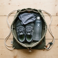 Sac à dos pliable en polyester imperméable de qualité supérieure avec cordon de serrage noir et poche avant, sac de sport professionnel pour hommes et femmes