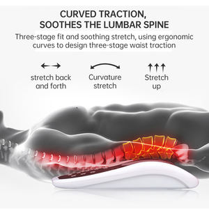 <span class=keywords><strong>TENS</strong></span> Infrarouge Magnétique Vertèbres Lombaires Traction Correcteur Shiatsu Électrique Dos Masseur pour Corps pour le Soulagement des Douleurs de Dos - Product Image 3