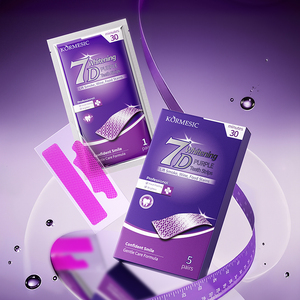 KORMESIC Marque Privée Vente en Gros OEM Bandes Blanchissantes pour les Dents 7D Patch Dentaire Violet Soins Dentaires Soins Bucco-Dentaires Quotidiens Doux pour Hôtels - Product Image 1