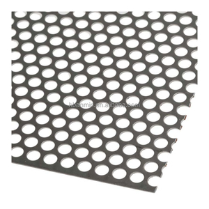 穴あき穴あき金属板ステンレス鋼亜鉛メッキ仕上げ溶接加工穴あきメッシュスクリーン - Product Image 2