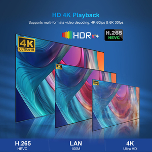4K HD x96q streaming ATV Android thông minh 2.4G <span class=keywords><strong>WIFI</strong></span> TV Box H313 Quad Core phương tiện truyền thông máy nghe nhạc 2G 16GB TVBOX Set-Top Box - Product Image 3