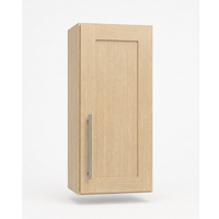 Armoire murale simple en mélamine ODM, 15x30 à 15x42 pouces, chêne blond, tailles personnalisées, fabricant vietnamien
