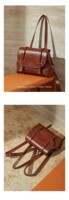 Tas Ransel Kulit Sapi Asli 2026 Model Flap Oil Wax Kapasitas Besar Multifungsi Kulit Asli Wanita Selempang Anti Maling
