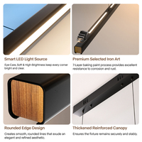 Lustres LED modernes réglables, luminaires suspendus minimalistes pour salon de manucure, extensions de cils et tatouages