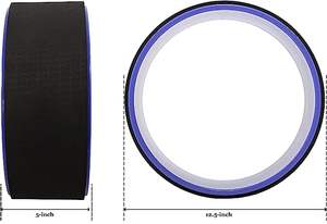 Home Fitness Training Back Stretch Pain relief ABS + TPE Yoga Wheel - Product Image 6