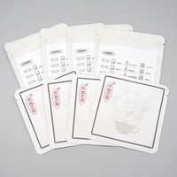 Emballage de luxe pour sachets de thé, grains de café et poudre de matcha – Sachet plat thermoscellable à trois soudures, résistant à l'humidité