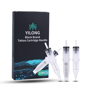Agujas transparentes para tatuajes Yuanyun de 0.35mm, calibre 12, modelos RL, RM, M1, RS para maquillaje permanente y perforación de cejas. - Product Image 4
