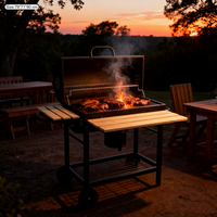 Accessoires pour barbecue, barbecue rotatif, barbecue d'extérieur, cuisine, Parrilla De Gas, barbecue au charbon de bois, Barbecu Parrila Argentina