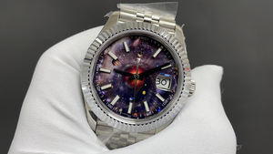 Súper Alta Calidad. Superficie del Universo. La opción imprescindible para hombres exitosos. Reloj Mecánico Clásico para Hombre - Product Image 2