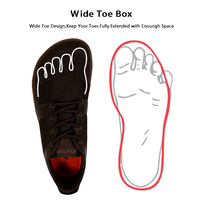 Chaussures minimalistes pour hommes à semelle plate zéro drop, respirantes en maille, pour un confort tout au long de la journée, adaptées à la gymnastique, l'entraînement et le quotidien, commande en gros