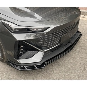 Kit carrosserie UNI-V : Lame de protection de pare-chocs avant noir brillant style sport, spoiler de pare-chocs avant pour accessoires de voiture Changan CCAG UNI-V - Product Image 5